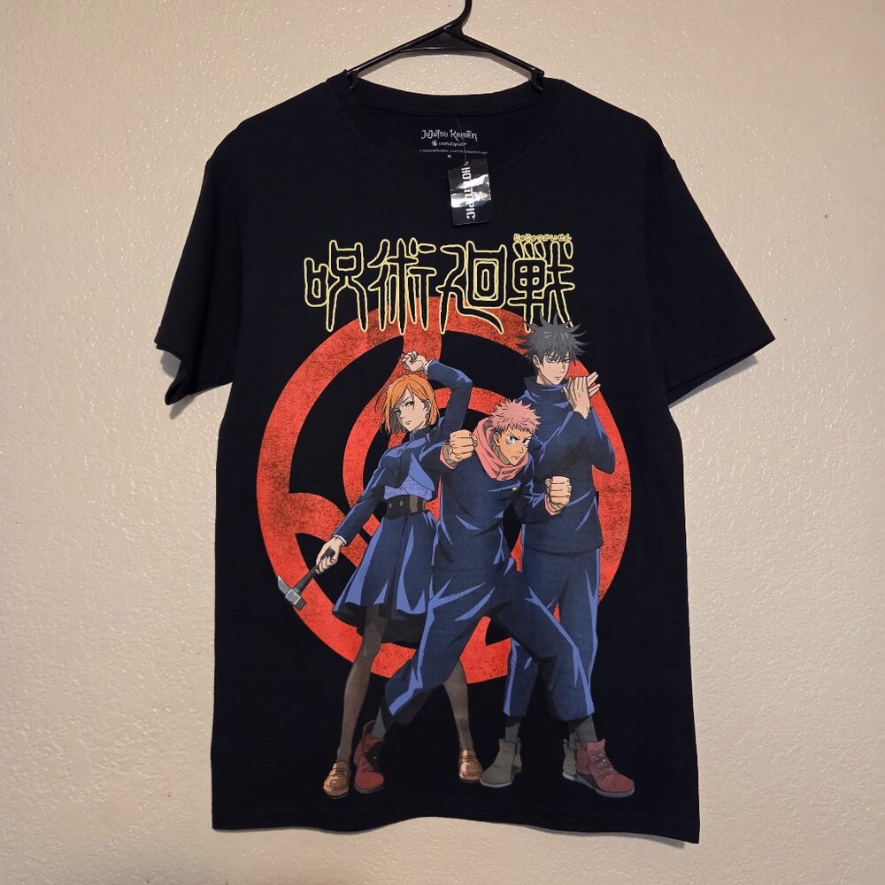 CrunchyRoll Juijitsu Kaisen Unisex Medium Cotton Graphic Shirt